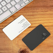 Professionele fietser zwart & wit minimalist visitekaartje