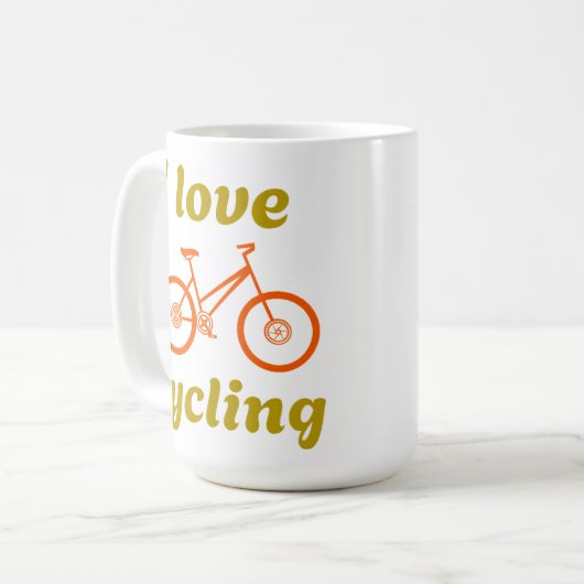 Professionele fietswaterfles - de perfecte GI Koffiemok (Voorkant links)