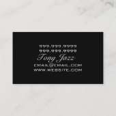 Professionele filmartiesten voor Studio-opname Visitekaartje (Achterkant)