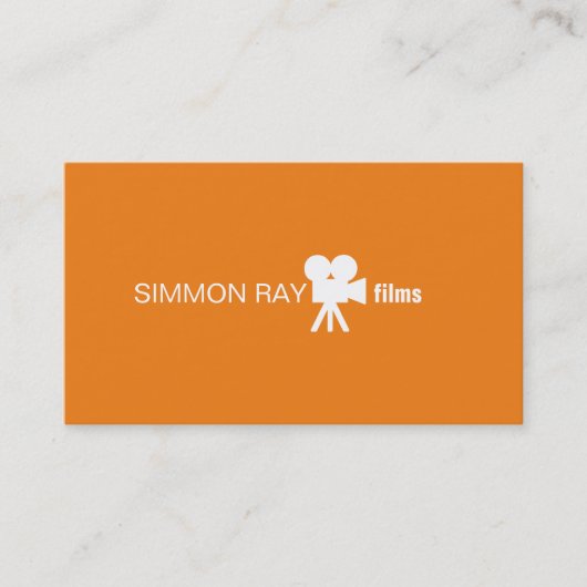Professionele filmmaker, Visitekaartje Director (Voorkant)