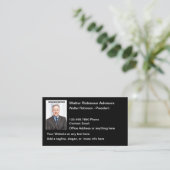 Professionele financiële adviseur Visitekaartjes (Staand voorkant)