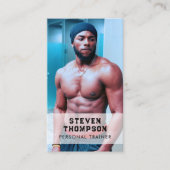 Professionele Fitness Coach QR Code Sociale Media Visitekaartje (Voorkant)