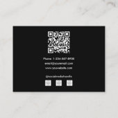 Professionele Fitness Coach Social Media 3 Foto Visitekaartje (Achterkant)