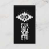 Professionele Fitness en Gym Personal Trainer Visitekaartje (Voorkant)