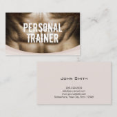Professionele fitness - gym voor trainers visitekaartje (Voorkant / Achterkant)