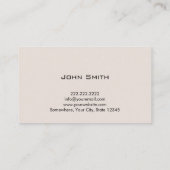 Professionele fitness - gym voor trainers visitekaartje (Achterkant)