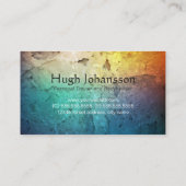 Professionele fitness Personal Trainer Color Grung Visitekaartje (Achterkant)