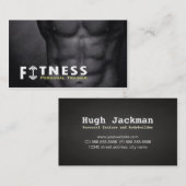 Professionele fitness Personal Trainer Dumbbell Visitekaartje (Voorkant / Achterkant)