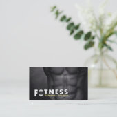 Professionele fitness Personal Trainer Dumbbell Visitekaartje (Staand voorkant)
