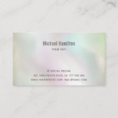 Professionele fitness personal trainer logo visitekaartje (Achterkant)