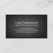 Professionele fitness Personal Trainer Musea Visitekaartje (Achterkant)