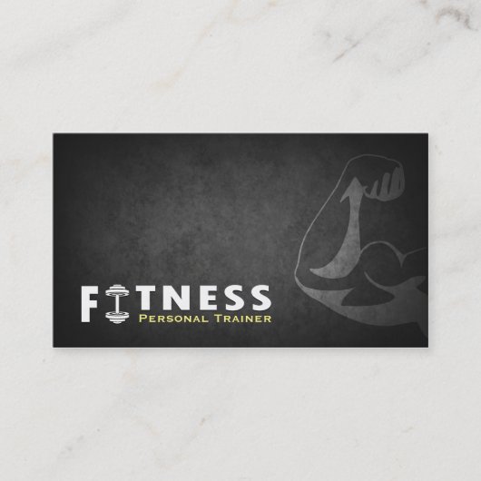 Professionele fitness Personal Trainer Musea Visitekaartje (Voorkant)