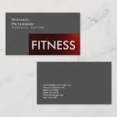 Professionele fitness Visitekaartje sport (Voorkant / Achterkant)