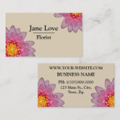  professionele Florist-Visitekaartjes Visitekaartje (Voorkant / Achterkant)