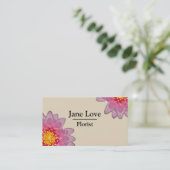  professionele Florist-Visitekaartjes Visitekaartje (Staand voorkant)