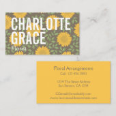 Professionele Florist Vloer Gepersonaliseerd Visitekaartje (Voorkant / Achterkant)