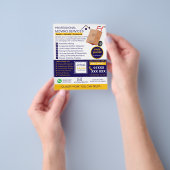 Professionele Flyer Template voor Verhuisbedrijven (Hand)