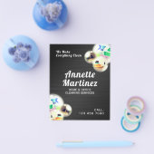 Professionele flyer van reinigingsluchtbelletjes (Enkel)