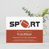 Professionele Football pensioen coach speler Kaart (Staand voorkant)