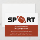 Professionele Football pensioen coach speler Kaart (Voorkant / Achterkant)