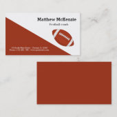 Professionele Football Visitekaartje (Voorkant / Achterkant)