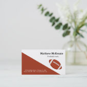 Professionele Football Visitekaartje (Staand voorkant)