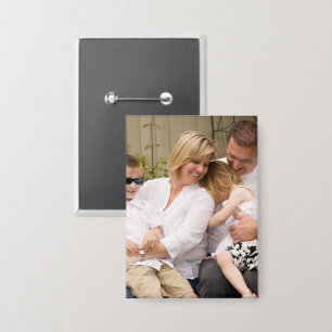 Professionele foto 2,5" x 3,5" rechthoek button