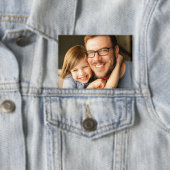 Professionele foto 3,5" x 2,5" rechthoek button (Insitu)