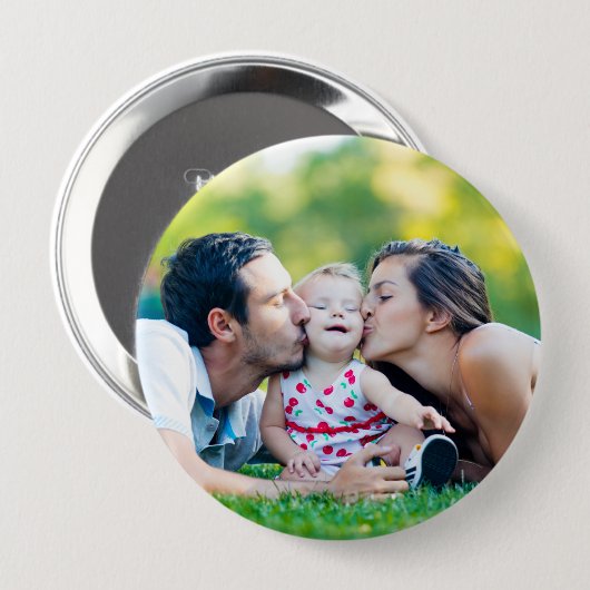 Professionele foto 4 inch ronde button 4,0 cm (Voorkant /achterkant)