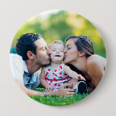 Professionele foto 4 inch ronde button 4,0 cm (Voorkant)