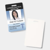 Professionele foto badge - bewerkbaar (Voor- en achterkant)