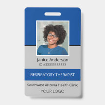 Professionele Foto Blauw en Grijs Werknemersbeveil