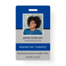 Professionele Foto Blauw en Grijs Werknemersbeveil