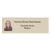 Professionele foto-ID Realtor Naambadge (Voorkant)