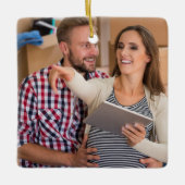 Professionele foto keramische vierkant keramisch ornament (Voorkant)