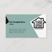 Professionele foto met onze Blue Realtor Visitekaartje (Voorkant)