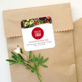 Professionele foto of Logo Promotie Aangepast Vierkante Sticker