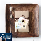 Professionele foto, QR-code, Bloemen, Pastel, Aang Visitekaartje