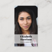 Professionele Foto QR Code Logo Visitekaartje (Voorkant)