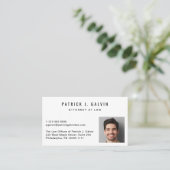 Professionele foto-QR-code Visitekaartje (Staand voorkant)