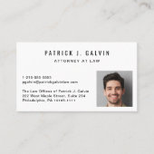 Professionele foto-QR-code Visitekaartje (Voorkant)