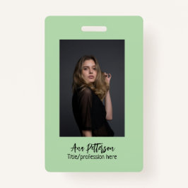 professionele foto QR website e-mail sociaal moder Badge