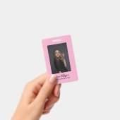 professionele foto QR website e-mail sociaal moder Badge (Handheld)