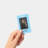 professionele foto QR website e-mail sociaal moder Badge (Handheld)