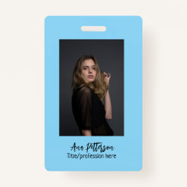 professionele foto QR website e-mail sociaal moder Badge