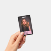 professionele foto QR website e-mail sociaal moder Badge (Handheld)