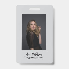 professionele foto QR website e-mail sociaal moder Badge