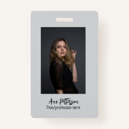 professionele foto QR website e-mail sociaal moder Badge