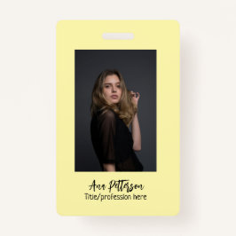 professionele foto QR website e-mail sociaal moder Badge