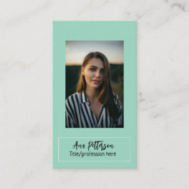 professionele foto QR website e-mail sociaal moder Visitekaartje